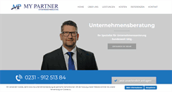Desktop Screenshot of mp-unternehmensberatung.de