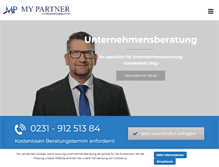 Tablet Screenshot of mp-unternehmensberatung.de